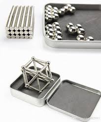 Magnetic bars and steel balls building set